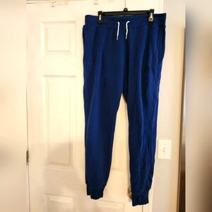 Abercrombie & Fitch Blue Jogger Sweatpants with Elastic Cuffs